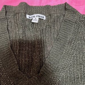 Moral Fiber knit sweater size small
